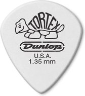 Dunlop White Jazz III Pick 1.35 mm 6-pack plectrum
