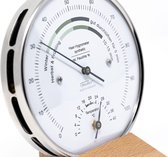 Fischer | Hygromètre de climat intérieur avec thermomètre ø 103 mm (hêtre)