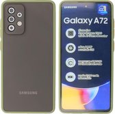 BestCases -  Samsung Galaxy A72 5G Hoesje - Samsung Galaxy A72 5G Hard Case Telefoonhoesje - Samsung Galaxy A72 5G Backcover - Groen