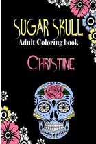 Christine Sugar Skull, Adult Coloring Book