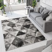 Tapiso Bali PP Vloerkleed Grijs Modern Laagpolig Tapijt Maat- 250x350