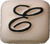 LaDot Tattoo Stempel Steen - S125E - Small - Letter E - Nep Tattoo - Black Tattoo - Kinderen en Volwassenen