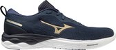 Mizuno Wave Revolt  Sportschoenen - Maat 42 - Mannen - Navy/Goud