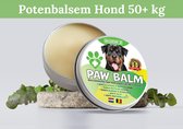 100% natuurlijke potenbalsem - voor grote honden - tegen kloven, wondjes, ontstekingen en beschadigingen - herstellend en voedend - paw balm