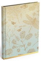 Midnight Gold schoolagenda 2021-2022 - 7 dagen over 2 pagina's - hard cover - 176 pagina's - 17.5 x 13 cm