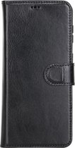Samsung S21 Ultra Leren Hoesje Bookcase - Lederen Wallet Case - Zwart - S21 Ultra Telefoonhoesje - Echt Leren - Etra