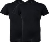 Campri Thermoshirt korte mouw (2-Pack) - Sportshirt - Heren - Maat S - Zwart