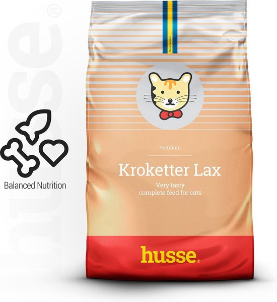 Husse Kroketter Lax - Kattenvoer - 2 kg