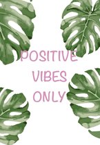 BOOSY - Positive vibes only - Schilderen op nummer - 40x50CM