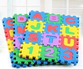 Legpuzzel Foam - 36 delige mini puzzel - Mini letters cijfers - Foam puzzel
