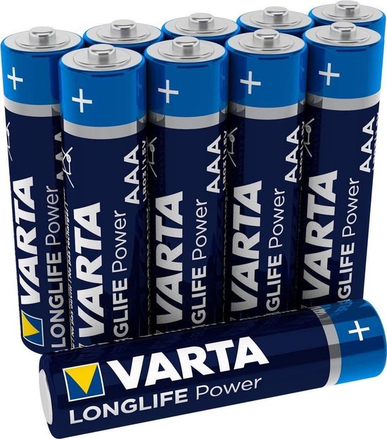 formule Voor u Trouw Longlife Power AAA Micro LR03 Batterij (verpakking met 10 stuks) Alkaline  Batterij -... | bol.com