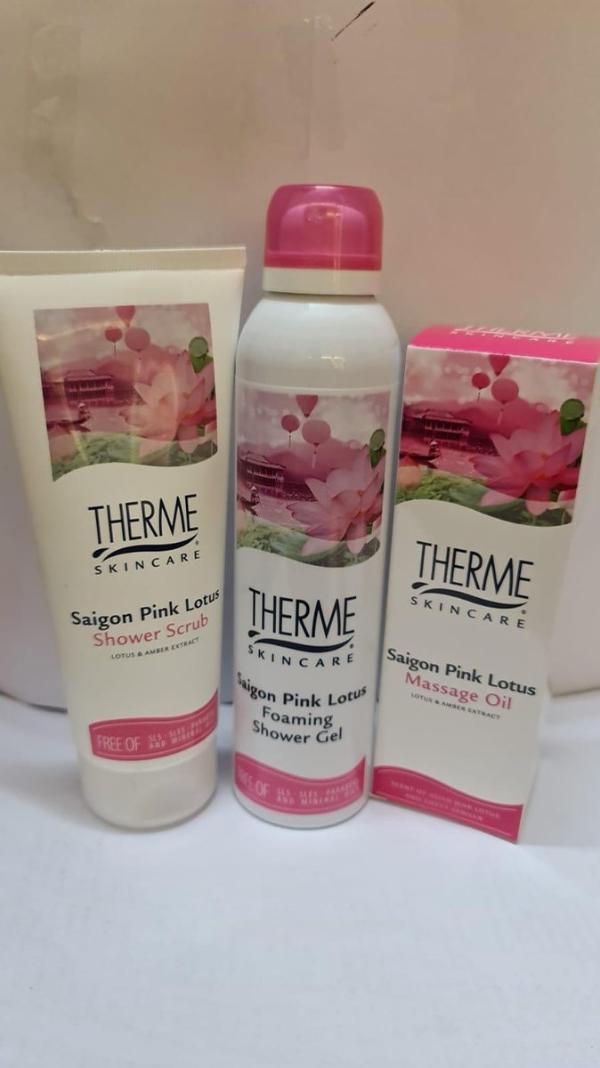 Therme - Saigon Pink Lotus - skincare - verwenpakket