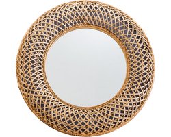 Fine Asianliving Ronde Wandspiegel Buri Handgewoven D70x6cm