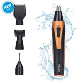 Mondio Neustrimmer Baardtrimmer – Wenkbrauw Trimmer – Oortrimmer – Oplaadbare Neus- en Oortrimmer – Multifunctioneel – Scheren – 4-in-1 – Mannen en Vrouwen