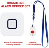 Persoonlijk Alarm / Draadloos oproepsysteem - set-3 met kleine oproepknop (F9465B+F9465H)