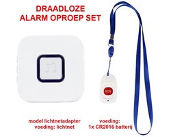 Persoonlijk Alarm / Draadloos oproepsysteem - set-3 met kleine oproepknop (F9465B+F9465H)