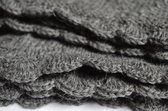 Yanantin Alpaca Babydeken - 100% Baby Alpacawol - Donkergrijs (78 x 73cm)