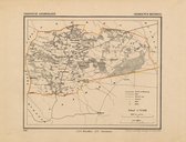 Historische kaart, plattegrond van gemeente Hengelo in Gelderland uit 1867 door Kuyper van Kaartcadeau.com