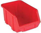 20 stuks A200 Lagerboxen ROOD ( L x B x H 255x148x114mm) stacking boxes Stapelboxen Magazijnbak Kunststof Stapelkrat Stapelbox Opbergbox