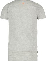 Vingino T-shirt B-basic Jongens Katoen/elastaan Grijs Maat 116