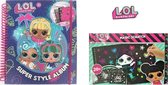 LOL - LOL Surprise - Super Style Album - Magic Scratch - Set van 2 - L.O.L - Vanaf -3 jaar