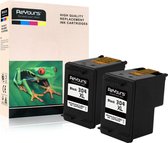 ReYours® huismerk Inktcartridge voor HP304XL - 304XL - HP304 XL N9K08AE - 2 zwart