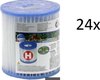 Cartouche filtrante Intex H, paquet de 24 | filtre H| 24 cartouches filtrantes de piscine de type H | 24 pièces | pack économique
