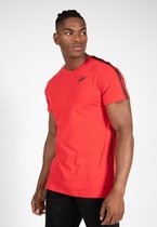 Gorilla Wear Chester T-Shirt - Rood/Zwart - 4XL