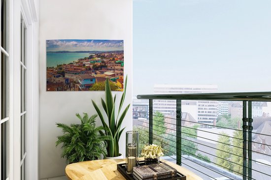 Itapajipe Bay à São Salvador près de Bahia au Brésil Affiche de jardin 60x40 cm - petit - Toile de jardin / Toile d'extérieur / Peintures pour l'extérieur (décoration de jardin)