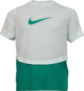 Nike Dri-FIT Trophy  Sportshirt - Maat 134  - Meisjes - Licht groen/Groen  S-128/140