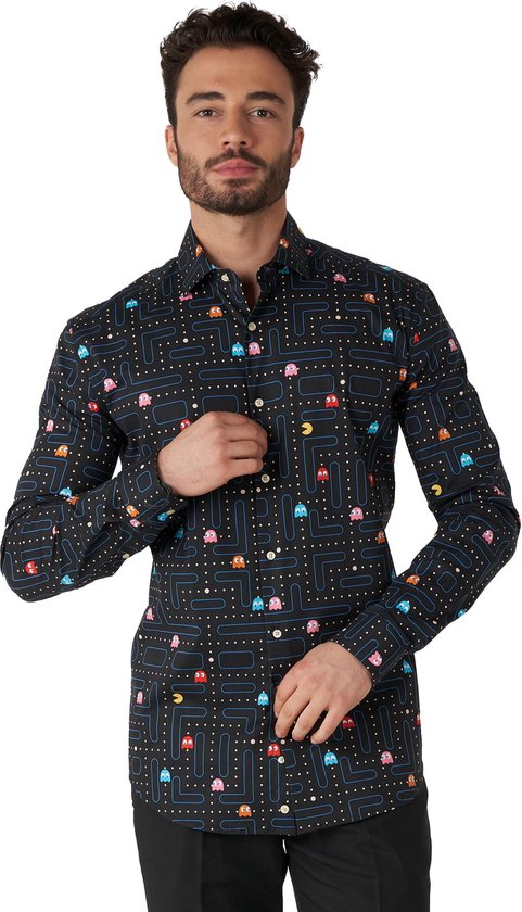 Chemise OppoSuits PAC-MAN™ - Chemise Homme - Chemise Casual Retro Game -  Multicolore -... | bol