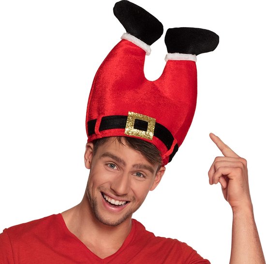 BOLAND BV - Kerstman broek hoed voor volwassenen