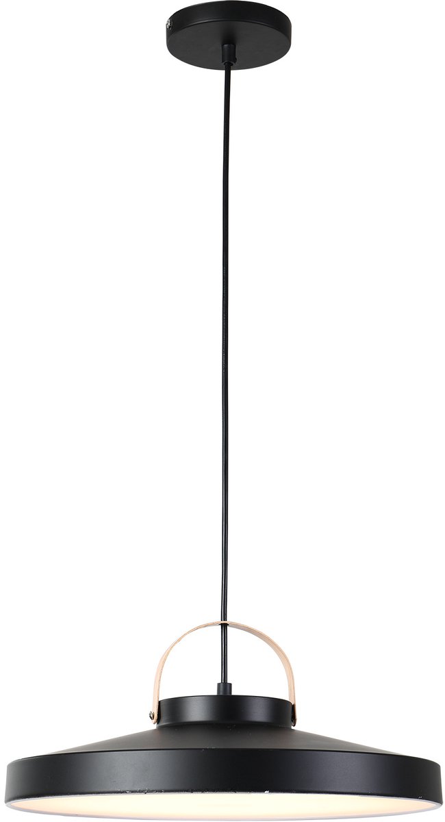 Hanglamp LED Modern Zwart Rond Middel 31 cm - Scaldare Grado