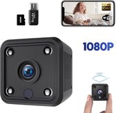Spy Camera 1080P Full HD met WIFI en Nightvision incl. 32GB SD kaart - Beveiligingscamera voor binnen - Verborgen mini Spycam met Geluidsopname
