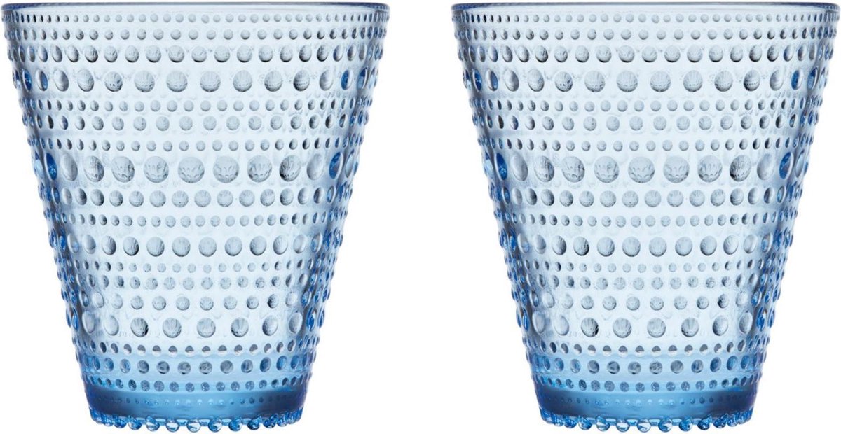 Villa d'Este Home Tivoli 2191021 Cancun Set 6 glazen water uit mondgeblazen glas 300 ml