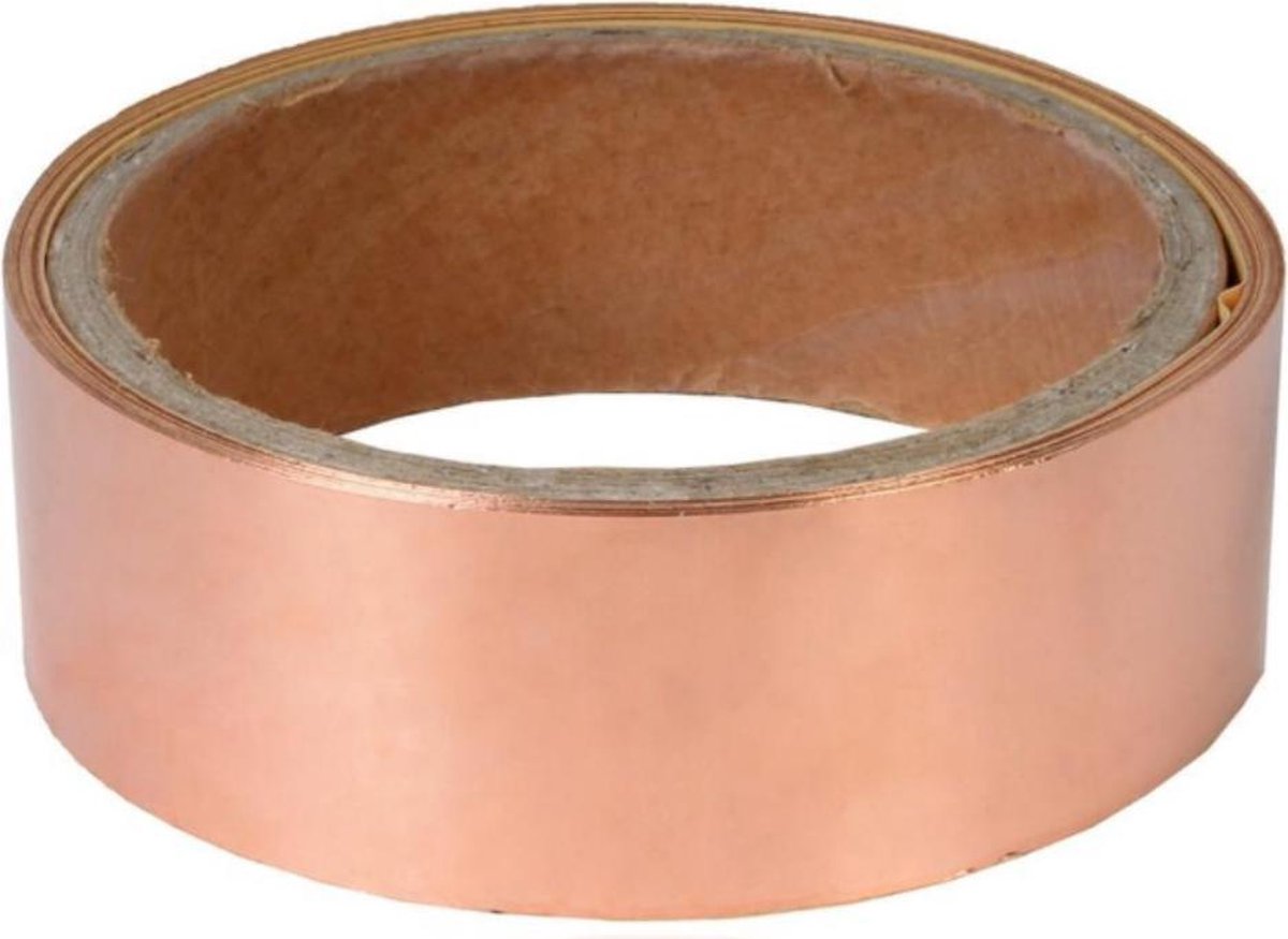Antislakken - 2 Meter - Slakken tape - Slakken - 3BMT Kopertape slakken - Diervriendelijk anti slakken middel - 1stuk Slakkentape 2 meter.