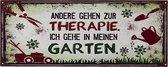 Clayre & Eef Tekstbord 50*1*20 cm Meerkleurig Ijzer Wandbord Quote Bord Spreuk