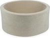 foto van Ballenbak XL Rond 90x40 Soft Velvet Beige Moje met 200 ballen: 50xmermaid, 50xtransparant, 50xrosegoud, 50xwit