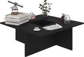 Salontafel - zwart - Vierkant - tafel - industrieel - salontafels - modern - L&B luxurys
