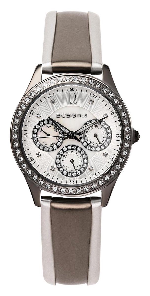 BCBG Streak GL2068 Horloge - Leer - Multi - Ø 37 mm
