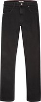 Wrangler STRAIGHT BLACK RINSE mannen JEANS maat 38 X 30