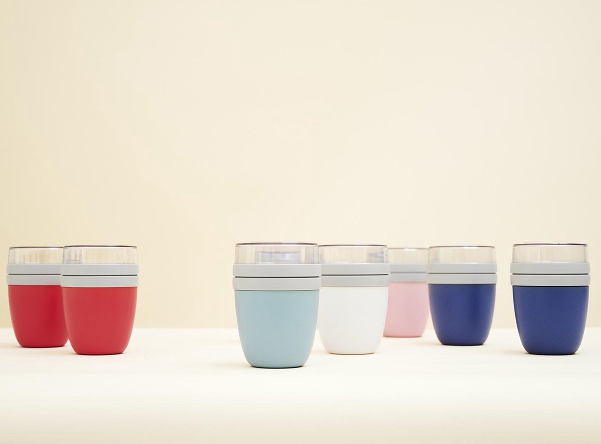 Snackpot Ellipse - Praktische container voor het bewaren en vervoeren