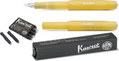 Kaweco 1 Vulpen Sport Frosted SWEET BANANA (FINE) met extra doosje vullingen