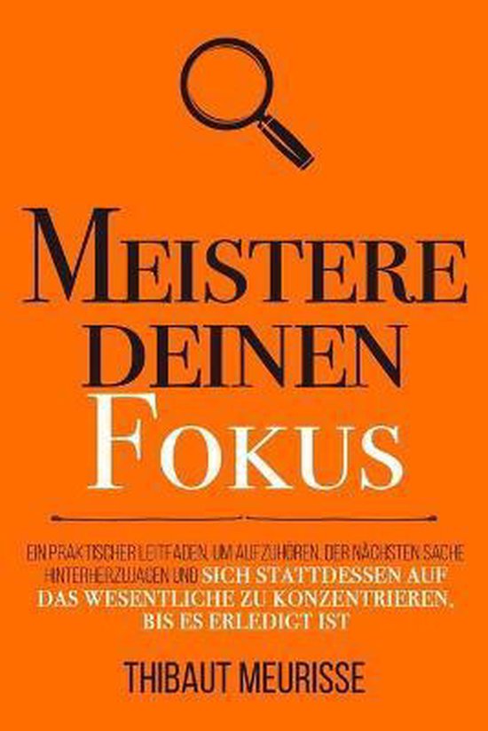 Meistere deinen Fokus - cover