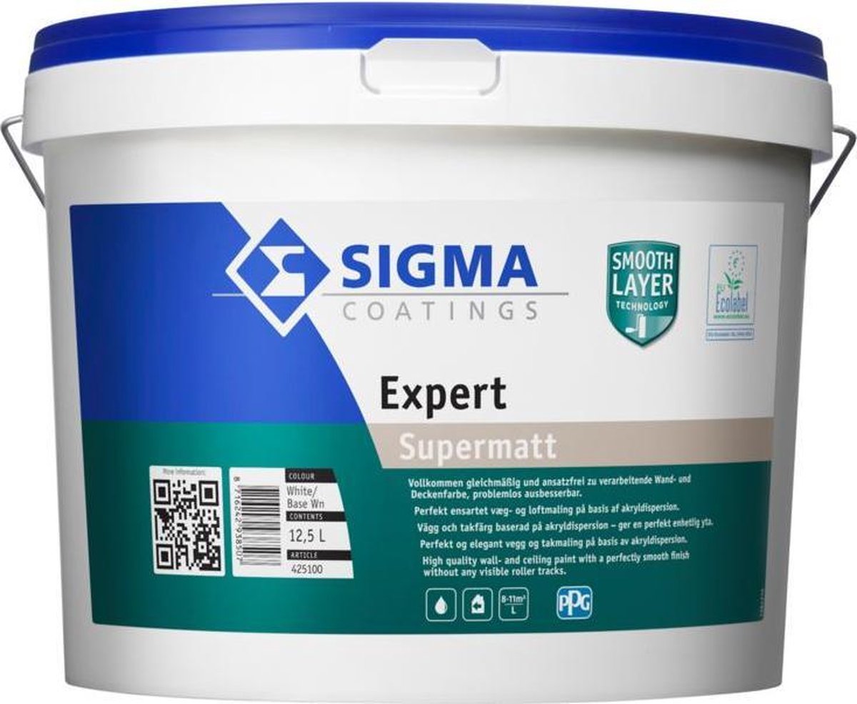 Sigma Perfect Matt / Expert Supermatt 12,5L | Wit