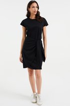 WE Fashion Dames Jurk met knoopdetail - Maat S