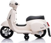 Happy Baby - Elektrische Vespa Scooter - Buitenspeelgoed - Creme