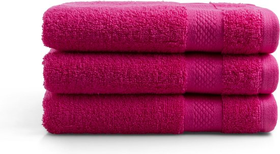 overhemd Blazen verkiezing iBella Living Hotelkwaliteit Handdoek - Roze – 3 stuks – 70x140 cm | bol.com
