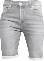 New Republic - Heren Shorts Jeans Short - Grijs - Maat M