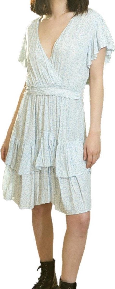 Daisy Ruffle Short Dress .